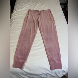 Juicy Pink Velvet Pants